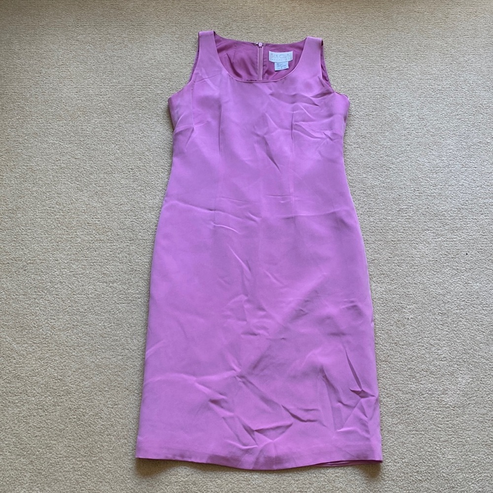 Pink Silk Dress